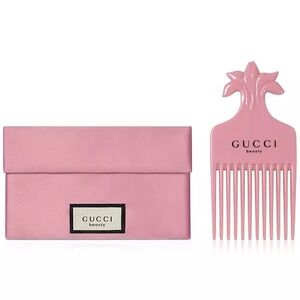 Gucci Pink Hair Comb with Case